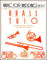 MUSIC FOR WEDDINGS #2 BRASS TRIO cover